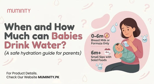 When and how much can babies drink water? - Muminity